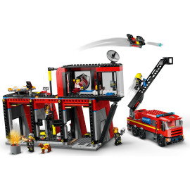 LEGO CITY 60414 Remiza strażacka z wozem strażackim