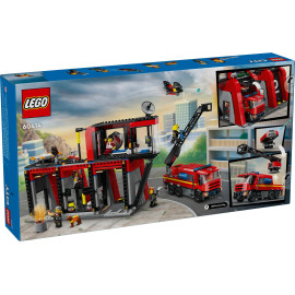 LEGO CITY 60414 Remiza strażacka z wozem strażackim