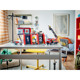 LEGO CITY 60414 Remiza strażacka z wozem strażackim