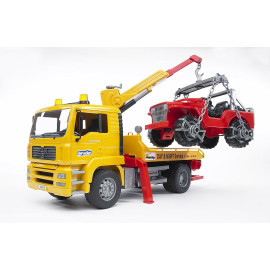 BRUDER 02750 Pomoc drogowa MAN z Jeepem