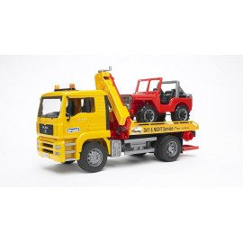 BRUDER 02750 Pomoc drogowa MAN z Jeepem