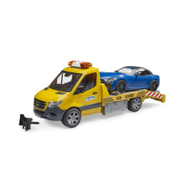 BRUDER 02675 Mercedes Sprinter pomoc drogowa z samochodem ii modułem świetlno-dźwiękowym