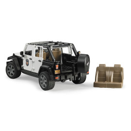 BRUDER 02526 Jeep Wrangler Rubicon z figurką policjanta i z modułem świetlno-dźwiękowym