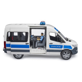 BRUDER 02683 MB Sprinter policyjny z figurką policjanta i z modułem