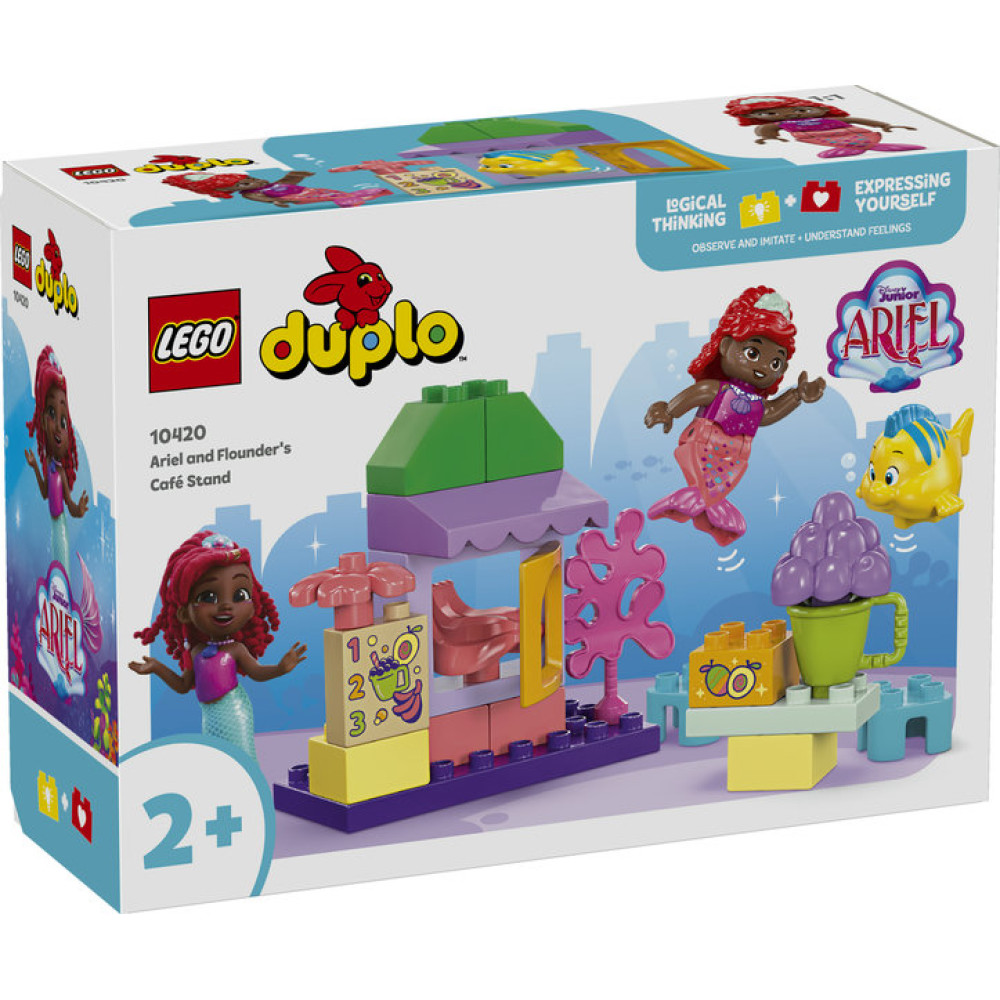 LEGO DUPLO 10420 Stoisko kawowe Arielki i Florka