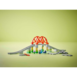 LEGO DUPLO 10426 Most i tory kolejowe — zestaw rozszerzający