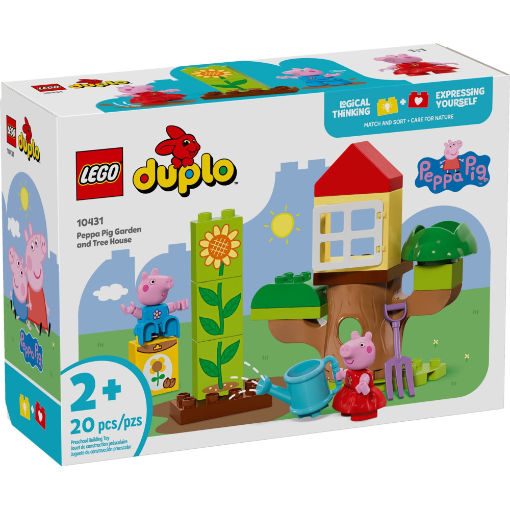 LEGO DUPLO 10431 Ogród i domek na drzewie Peppy