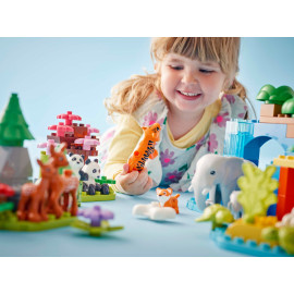 LEGO DUPLO 10446 Rodziny dzikich zwierząt 3 w 1