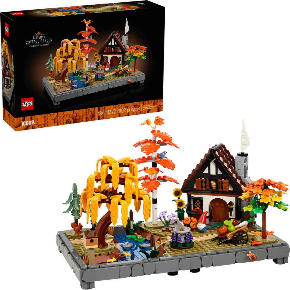 LEGO ICONS 11372 Jesienny ogród z chatką