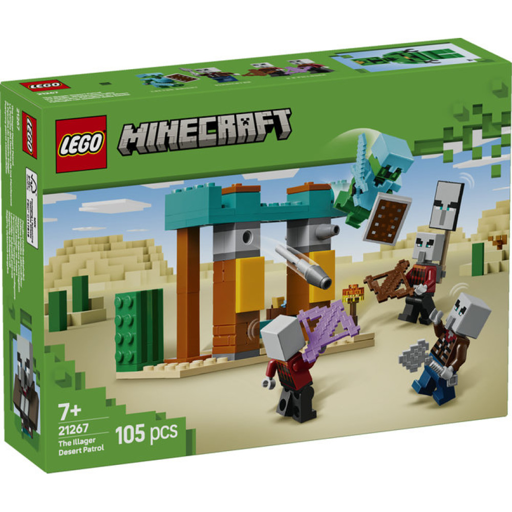 LEGO MINECRAFT 21267 Pustynny patrol złosadników