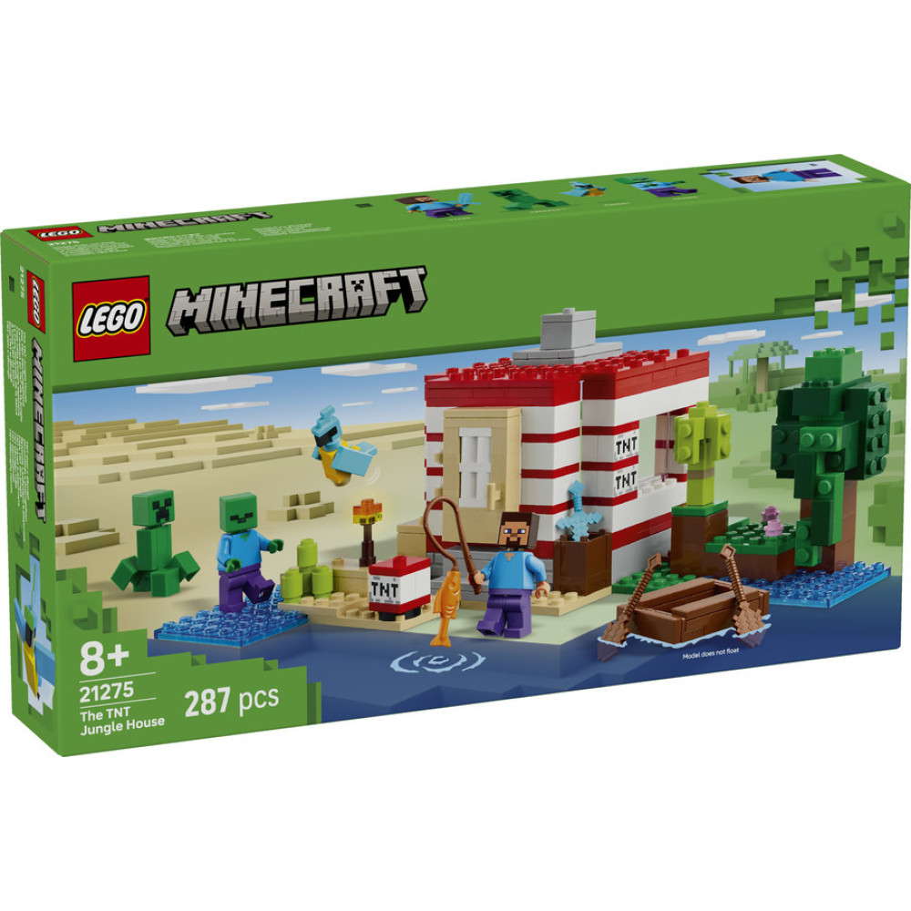 LEGO MINECRAFT 21275 Dom TNT w dżungli