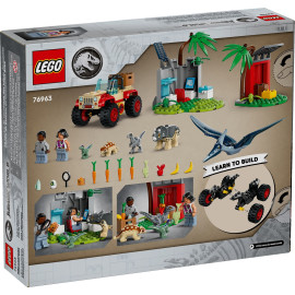 LEGO JURASSIC WORLD 76963 Centrum ratunkowe dla małych dinozaurów