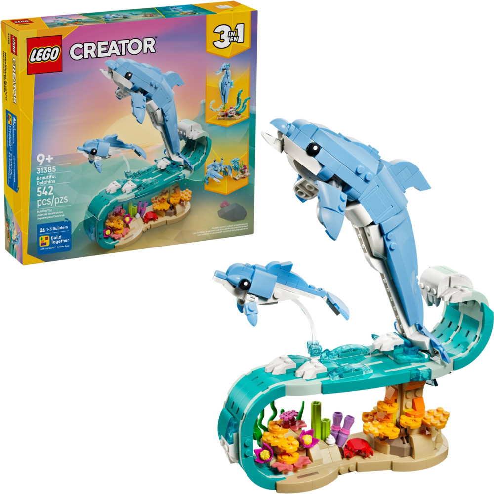 LEGO CREATOR 31385 Zwierzęta morskie: piękny delfin