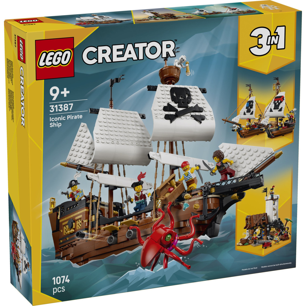LEGO CREATOR 31387 Legendarny statek piracki