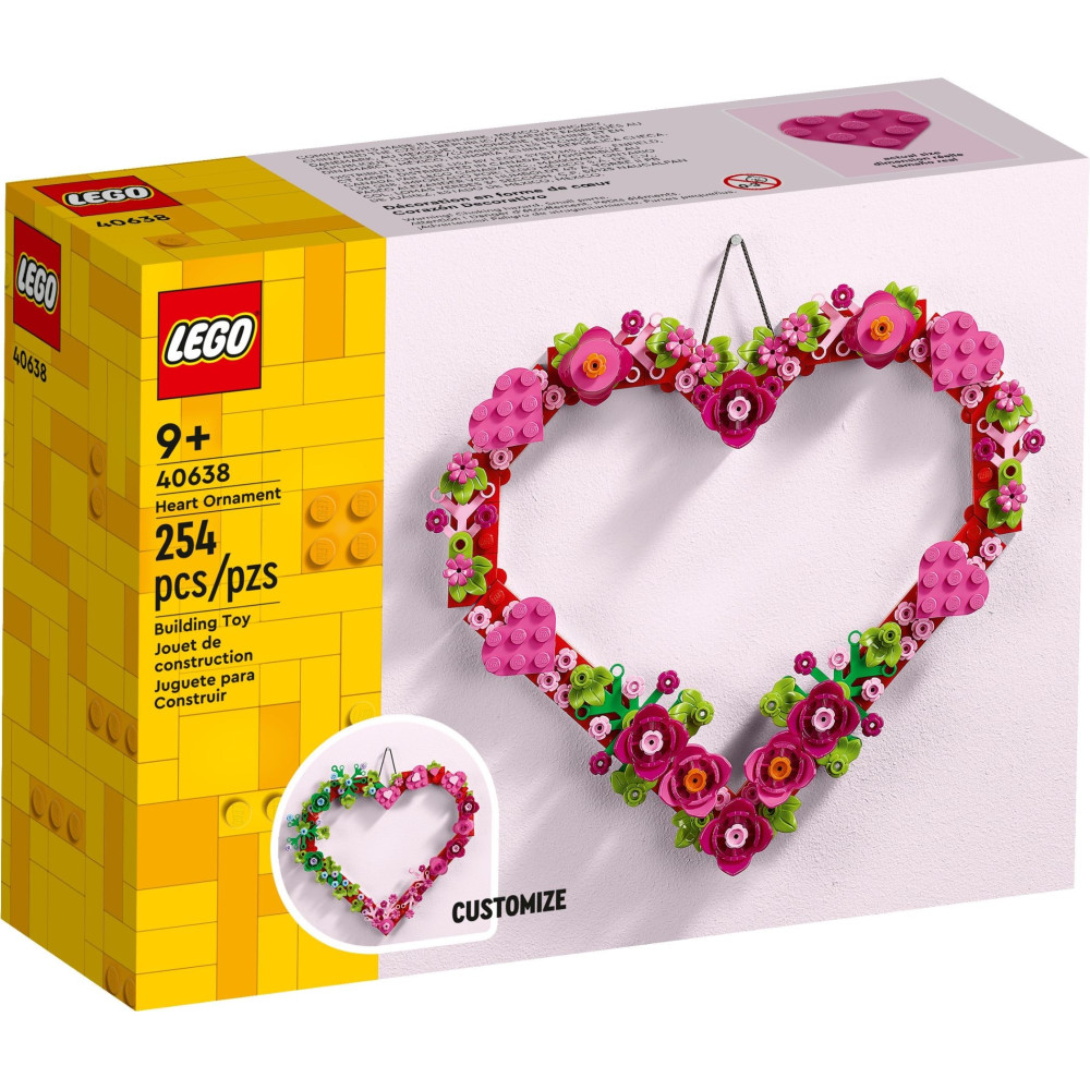 LEGO BRICKHEADZ 40638 Ozdoba w kształcie serca