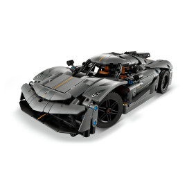 LEGO TECHNIC 42173 Szary hipersamochód Koenigsegg Jesko Absolut