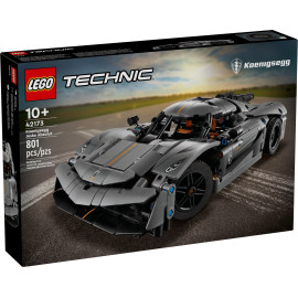 LEGO TECHNIC 42173 Szary hipersamochód Koenigsegg Jesko Absolut