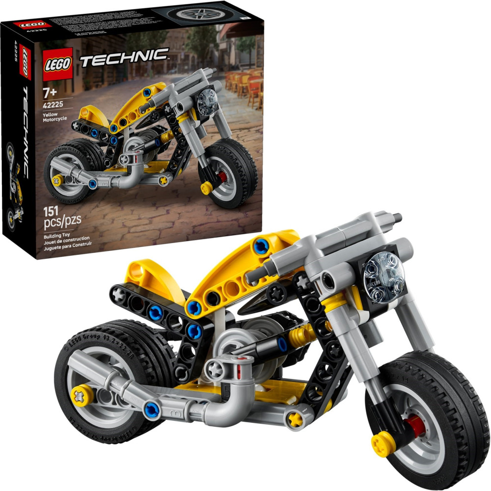 LEGO TECHNIC 42225 Żółty motocykl