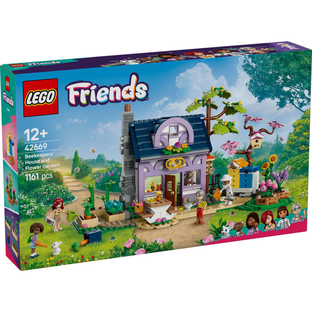 LEGO FRIENDS 42669 Dom pszczelarzy i kwiatowy ogród
