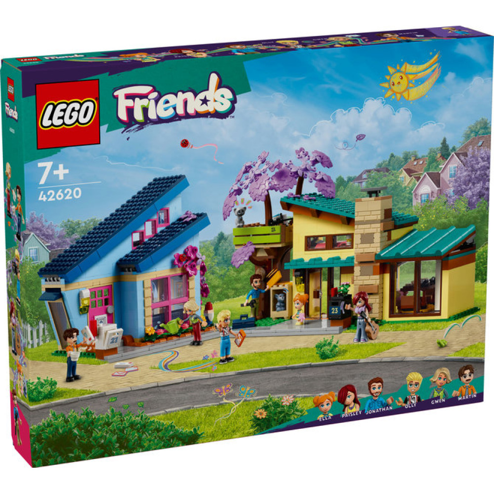 LEGO FRIENDS 42620 Dom rodzinny Olly’ego i Paisley