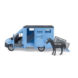 BRUDER 02674 Mercedes Sprinter do przewozu koni