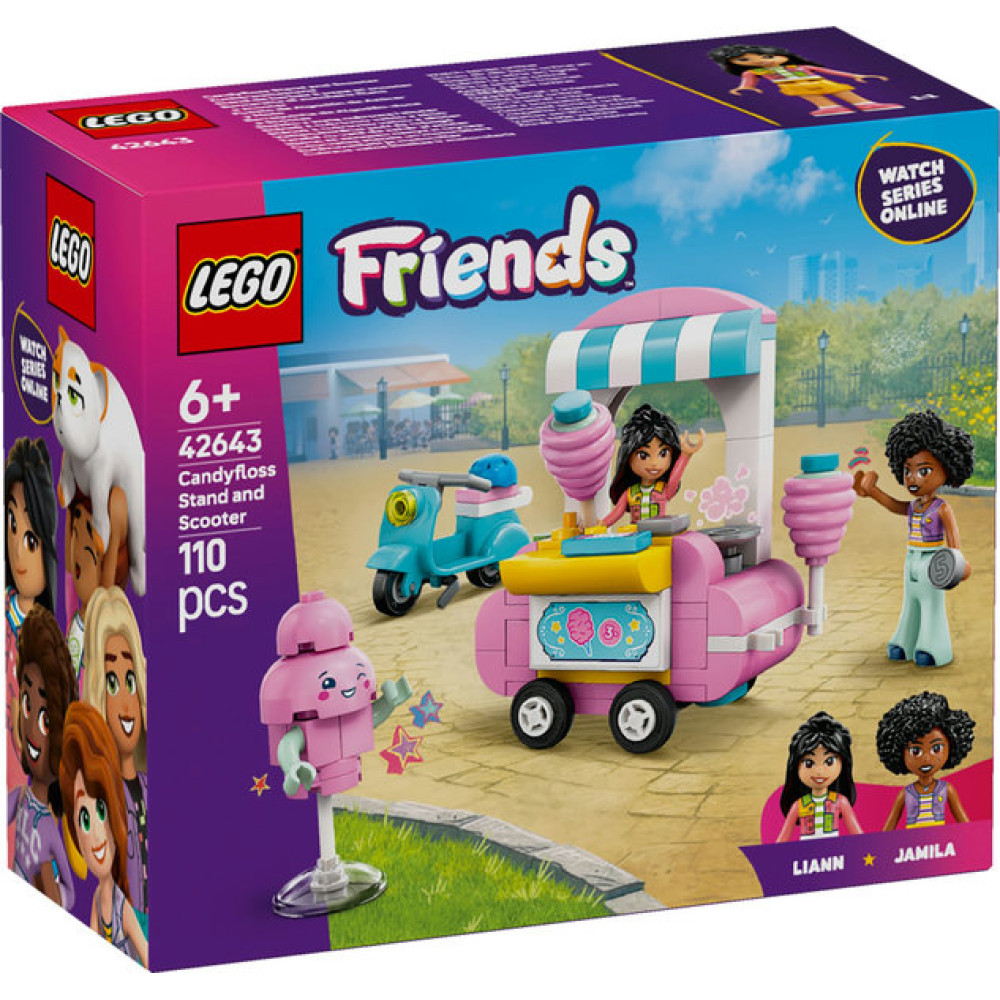 LEGO FRIENDS 42643 Stoisko z watą cukrową i skuter
