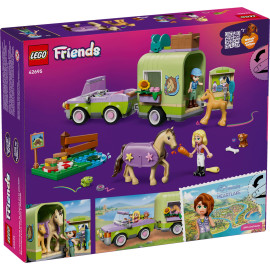 LEGO FRIENDS 42695 Przyczepa z koniem i źrebaczkiem