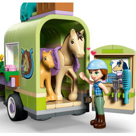 LEGO FRIENDS 42695 Przyczepa z koniem i źrebaczkiem