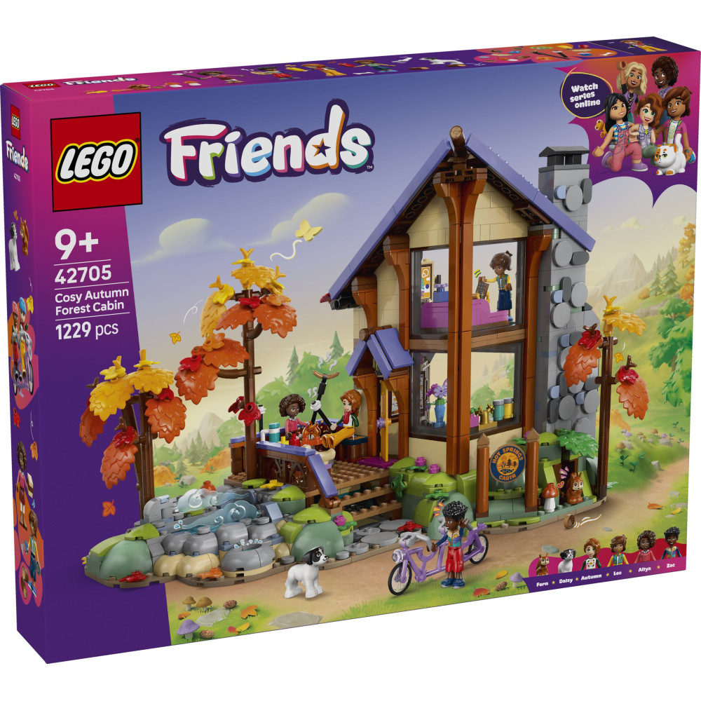 LEGO FRIENDS 42705 Jesienna leśna chatka