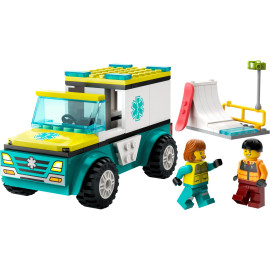 LEGO CITY 60403 Karetka i snowboardzista
