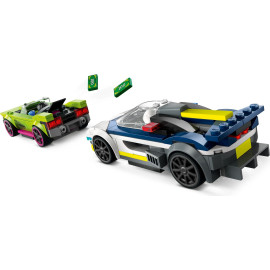 LEGO CITY 60415 Pościg radiowozu za muscle carem