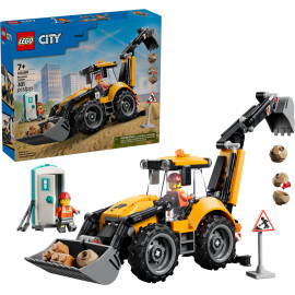 LEGO CITY 60480 Żółta koparko-ładowarka