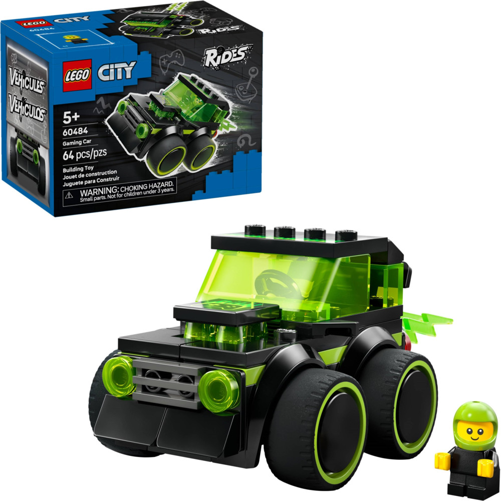 LEGO CITY 60484 Pojazdy — Gamingowa wyścigówka