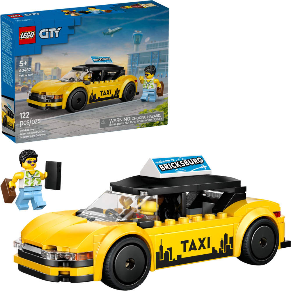 LEGO CITY 60487 Żółta taksówka