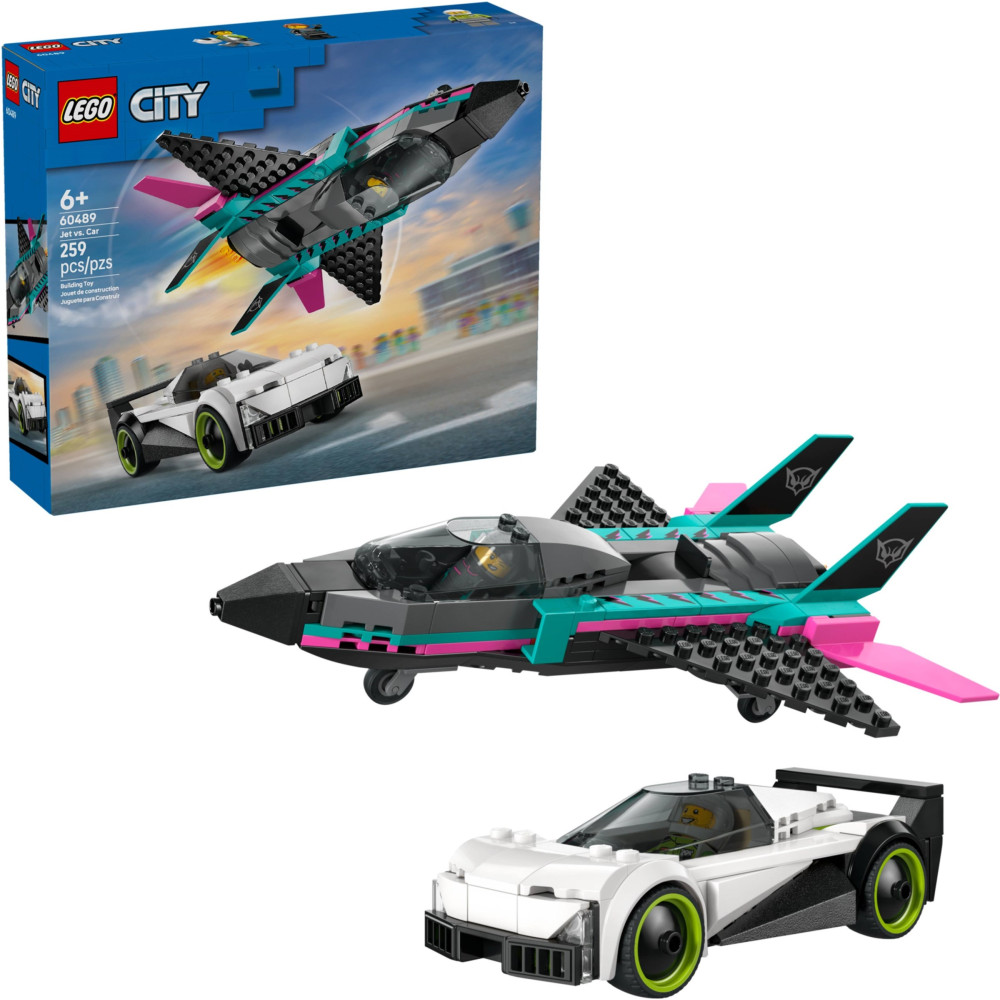 LEGO CITY 60489 Odrzutowiec kontra samochód
