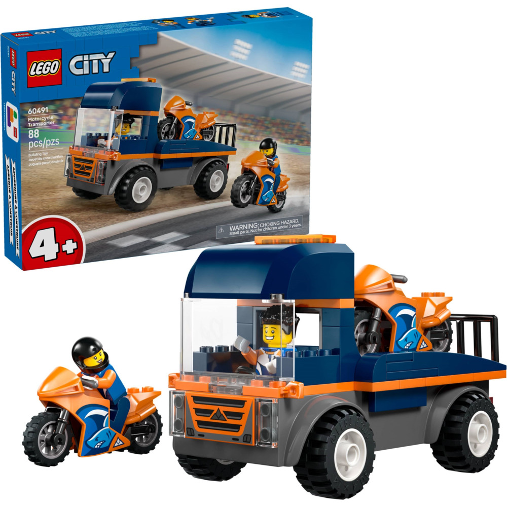 LEGO CITY 60491 Laweta dla motocykli