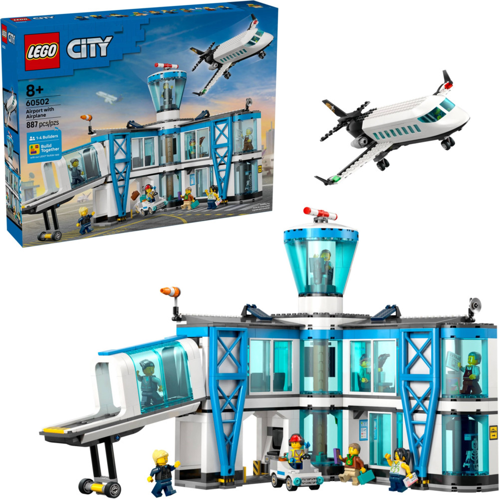 LEGO CITY 60502 Lotnisko z samolotem