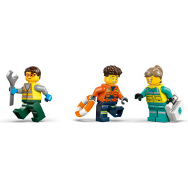 LEGO CITY 60505 Zestaw z samolotem, ciężarówką serwisową i poduszkowcem