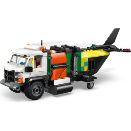 LEGO CITY 60505 Zestaw z samolotem, ciężarówką serwisową i poduszkowcem