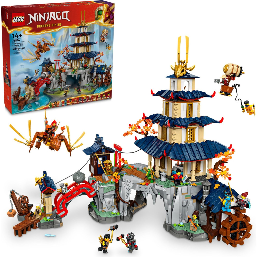 LEGO NINJAGO 71814 Turniejowe miasto ze świątynią