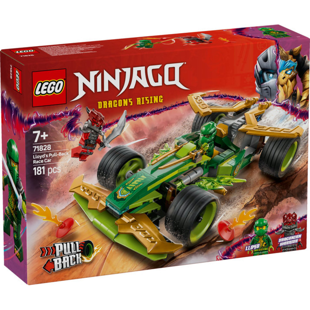 LEGO NINJAGO 71828 Samochód wyścigowy Lloyda z napędem typu pull-back