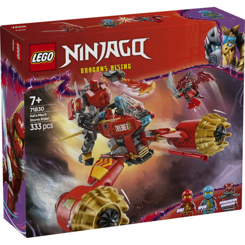LEGO NINJAGO 71830 Burzowy jeździec-mech Kaia