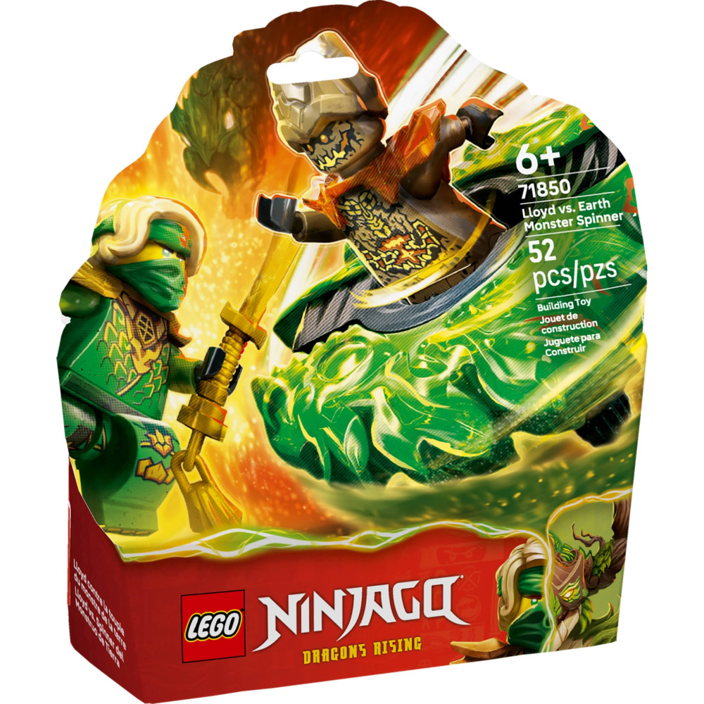 LEGO NINJAGO 71850 Lloyd kontra ziemny potwór na spinnerze