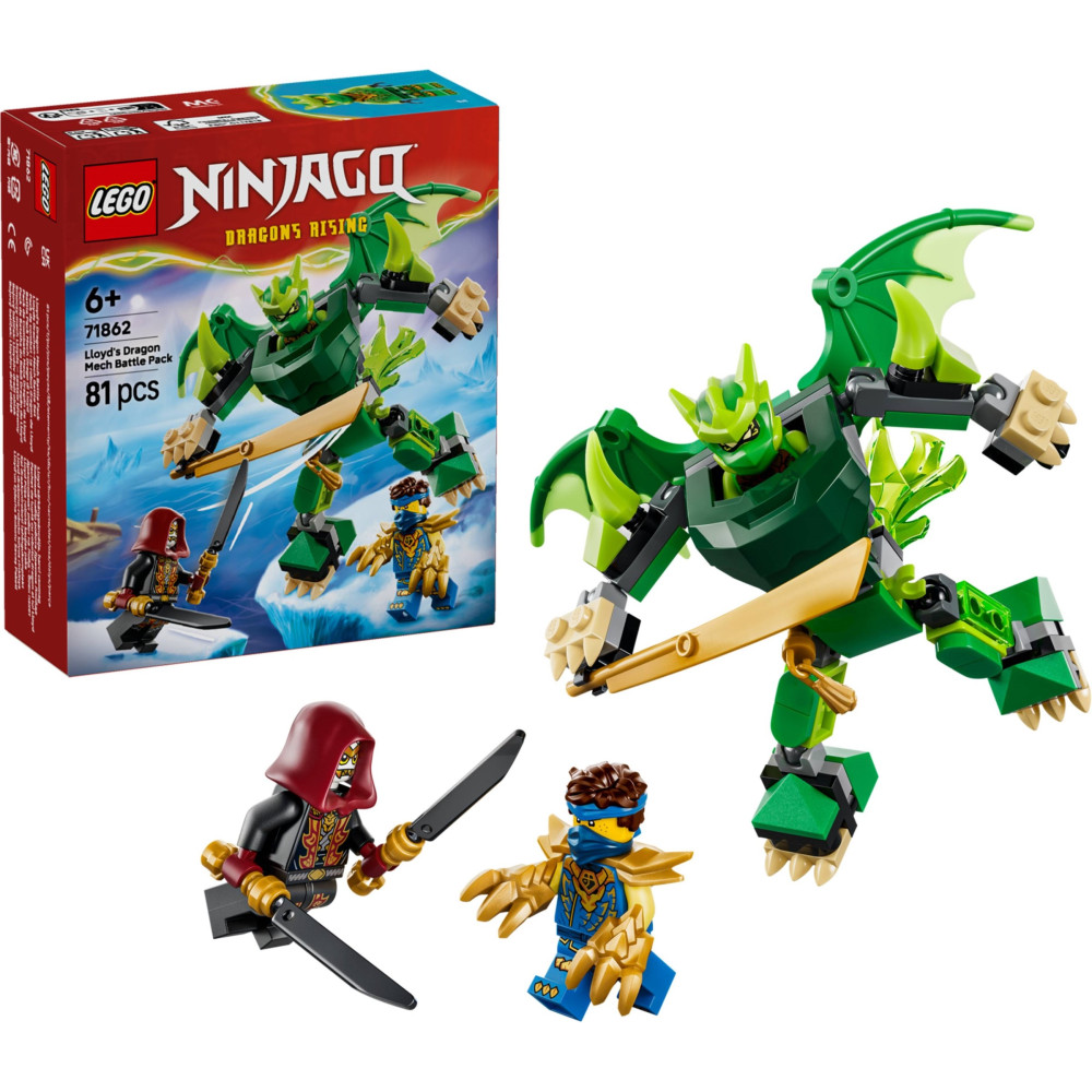 LEGO NINJAGO 71862 Smoczy mech Lloyda — zestaw bitewny