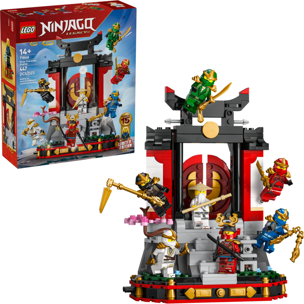 LEGO NINJAGO 71866 Ozdoba z postaciami ninja — 15-lecie