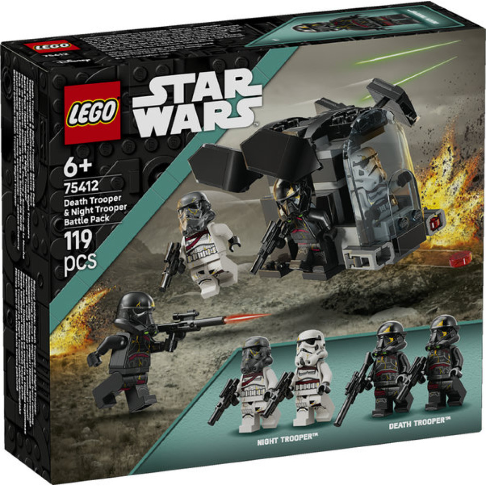 LEGO STAR WARS 75412 Szturmowiec Śmierci i nocny szturmowiec — zestaw bitewny