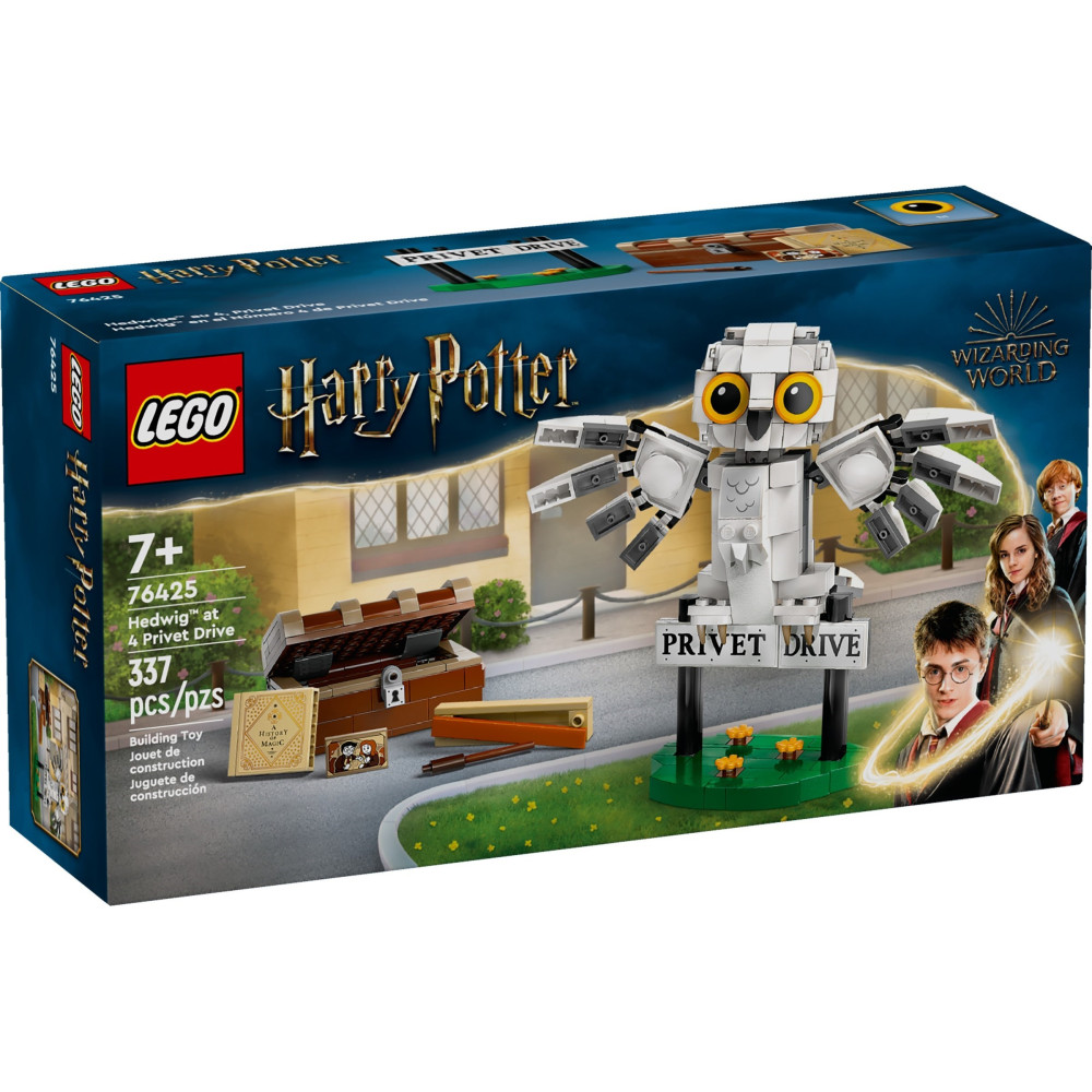 LEGO HARRY POTTER 76425 Hedwiga™ z wizytą na ul. Privet Drive 4