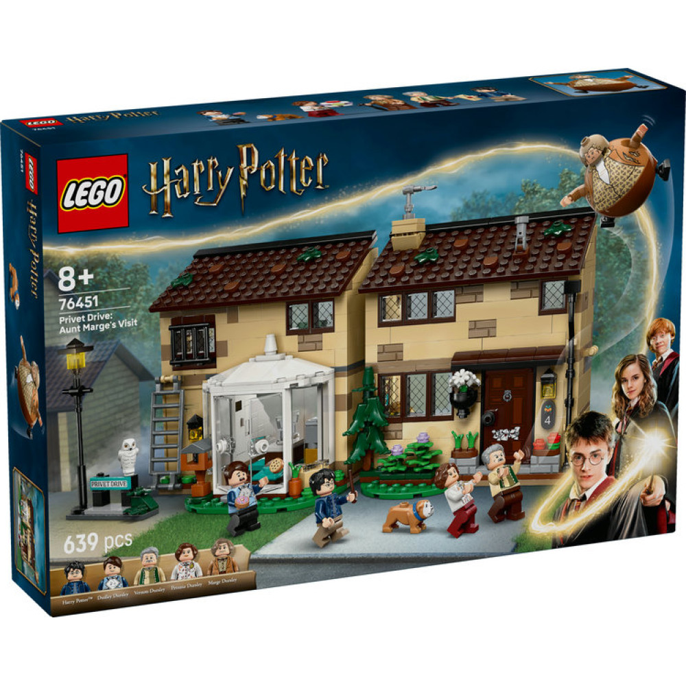 LEGO HARRY POTTER 76451 Privet Drive: Wizyta ciotki Marge