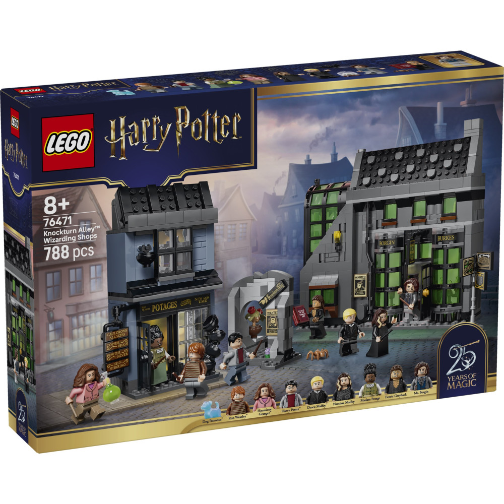 LEGO HARRY POTTER 76471 Magiczne Sklepy Na Ulicy Śmiertelnego Nokturnu