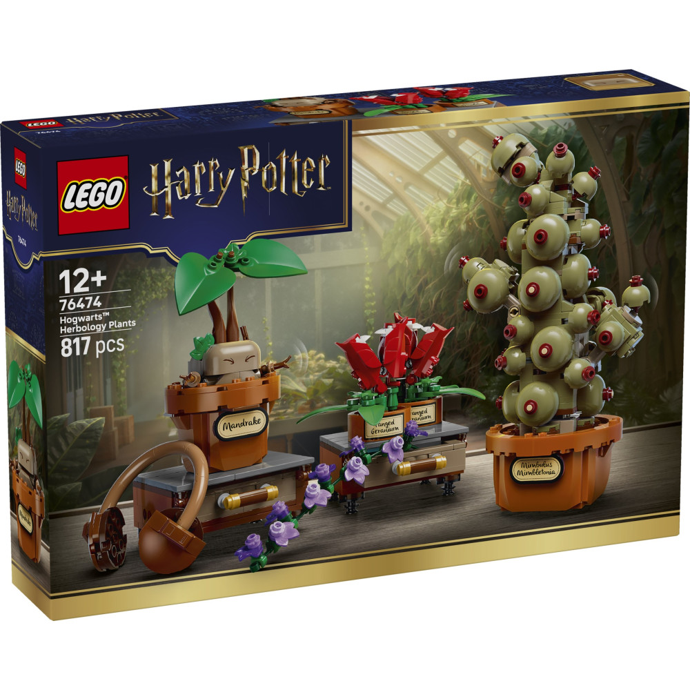 LEGO HARRY POTTER 76474 Rośliny z lekcji zielarstwa w Hogwarcie